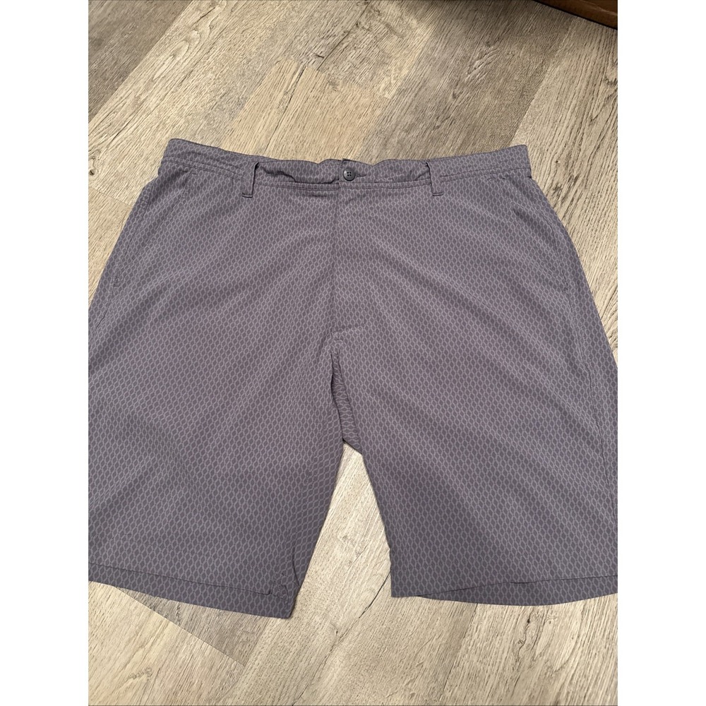 FootJoy‎ Lightweight 10" Tonal Box Print Performance Golf Shorts Preppy 38 Gray